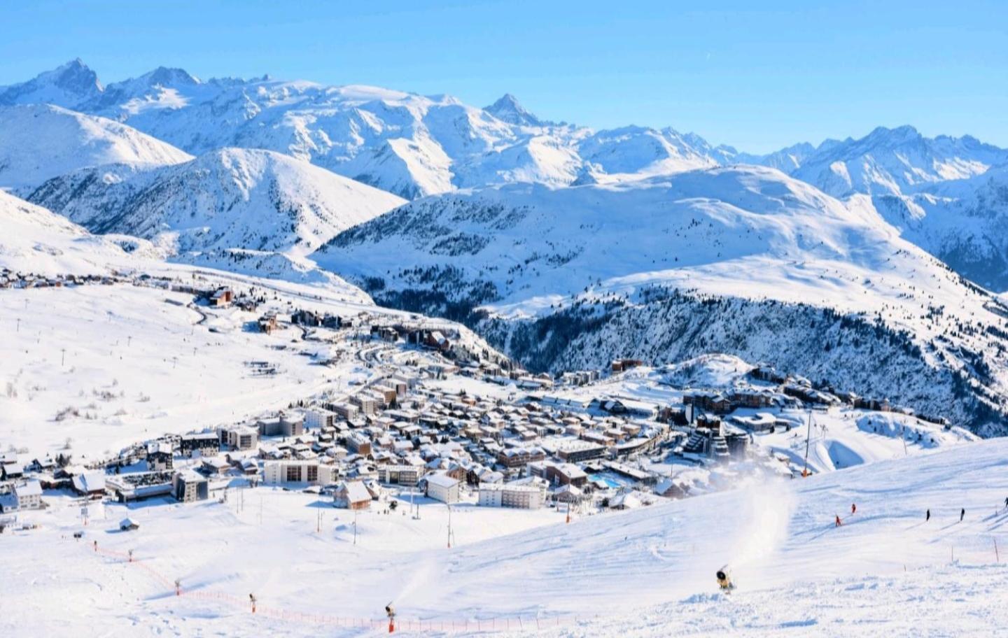 Auris Les Gentianes Station Alpe Huez Apartment Bagian luar foto